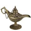 Zinc Alloy Classic Vintage Collectible Rare Legend Magic Genie Alladin Chirag Lamp for Home Office Table Housewarming Decoration Unique Gift