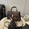 Винтажные сумки через плечо с леопардовым принтом Маленькие crossbody сумки из ПУ кожи для женщин Фирменные сумки