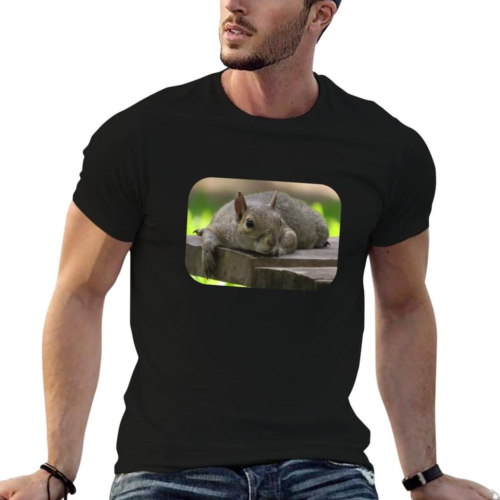 Relax After Eat T-Shirt anime tshirt man t shirts cotton t shirts for man cotton T-shirt