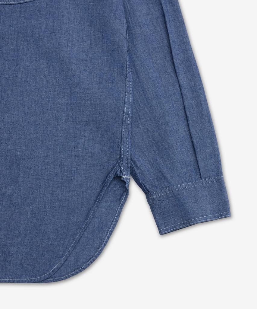 Oeoseullou Relaxed Fit Work Shirt - Chambray / 01827084