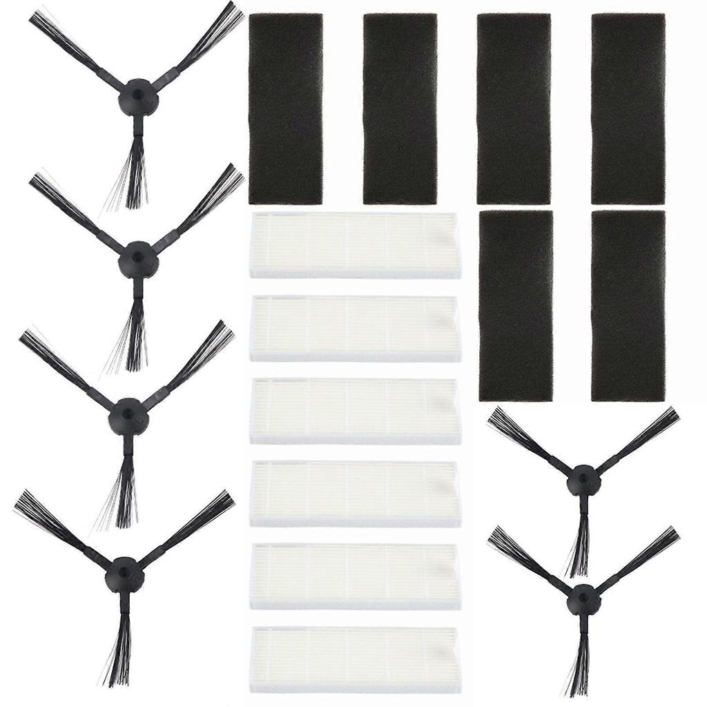 Vacuum Spare Part Side Brush & HEPA Filters Tool Kit for ILIFE A6 A4 A4s Robot