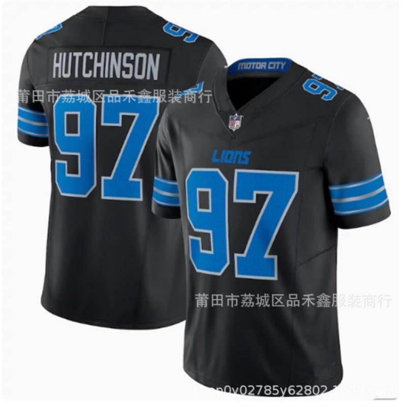 Detroit Lions NFL Football Jersey 14 St. Brown Mens Game Uniform Cotton Sports Fan Apparel