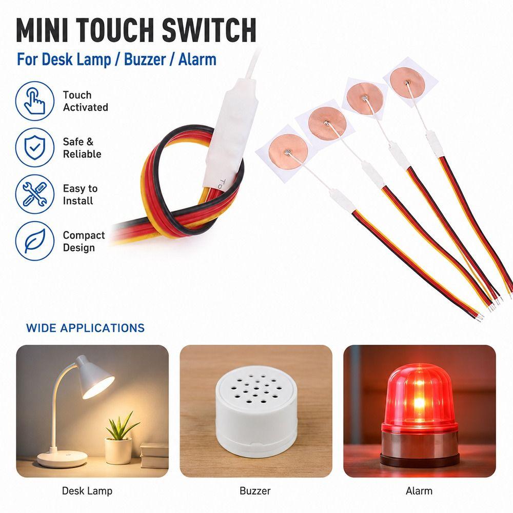 1Pcs Self Adhesive Touch Sensing Module 12V 24V 5V Desk Lamp Switch for LED Light Strip