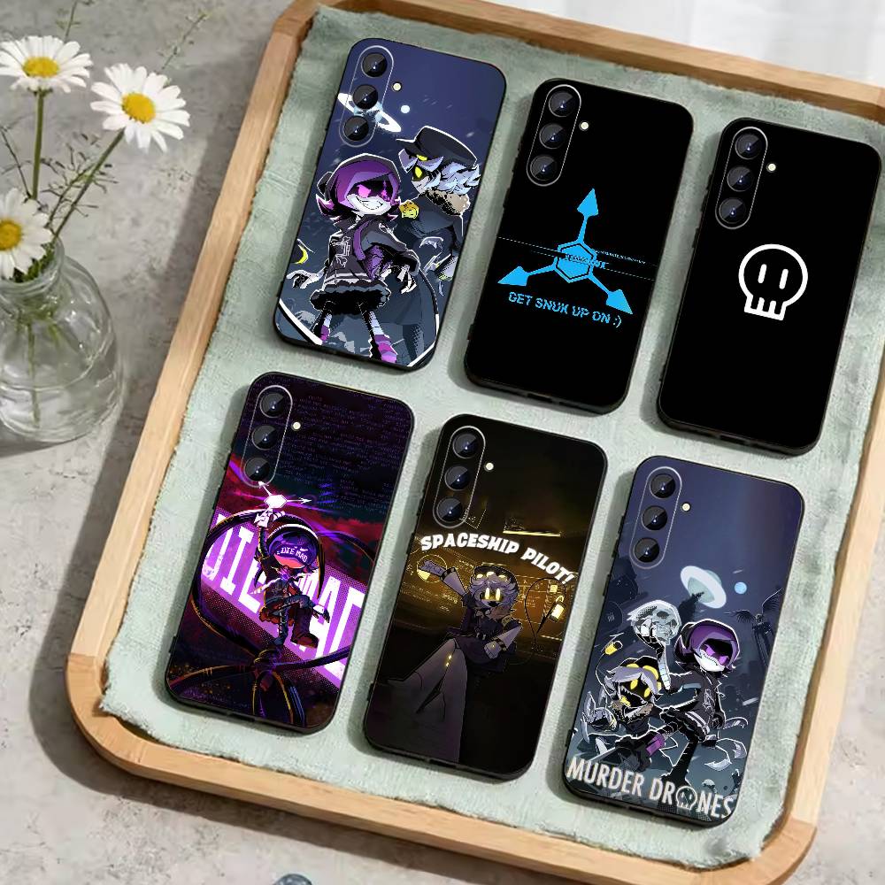 Game M-Murder N V J Drones Phone Case For Samsung Galaxy A73,A72,A71,A70,A52,A51 Others Soft Black Cover