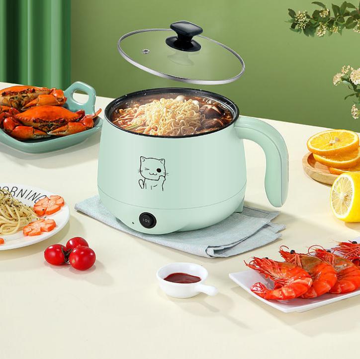 Multifunctional Pot Home Dormitory Bedroom Artifact Noodle Cooking Pot Small Mini Electric Pot Electric Boiling Pot