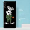 Cartoon schnauzer dog Case For Samsung Galaxy S25 Ultra S21 S22 S23 S24 Ultra S9 S10 S20 Plus S25 FE Phone Cover