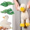 Мягкие пушистые животные утка лягушка крокодил плюшевые игрушки мультфильм высокое качество ребенок спящий сопровождает мягкая творческая кукла милый подарок
