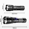 ABS сильный свет фонарик светодиодный уличный USB перезаряжаемый бытовой портативный 14500 мини-маленький фонарик