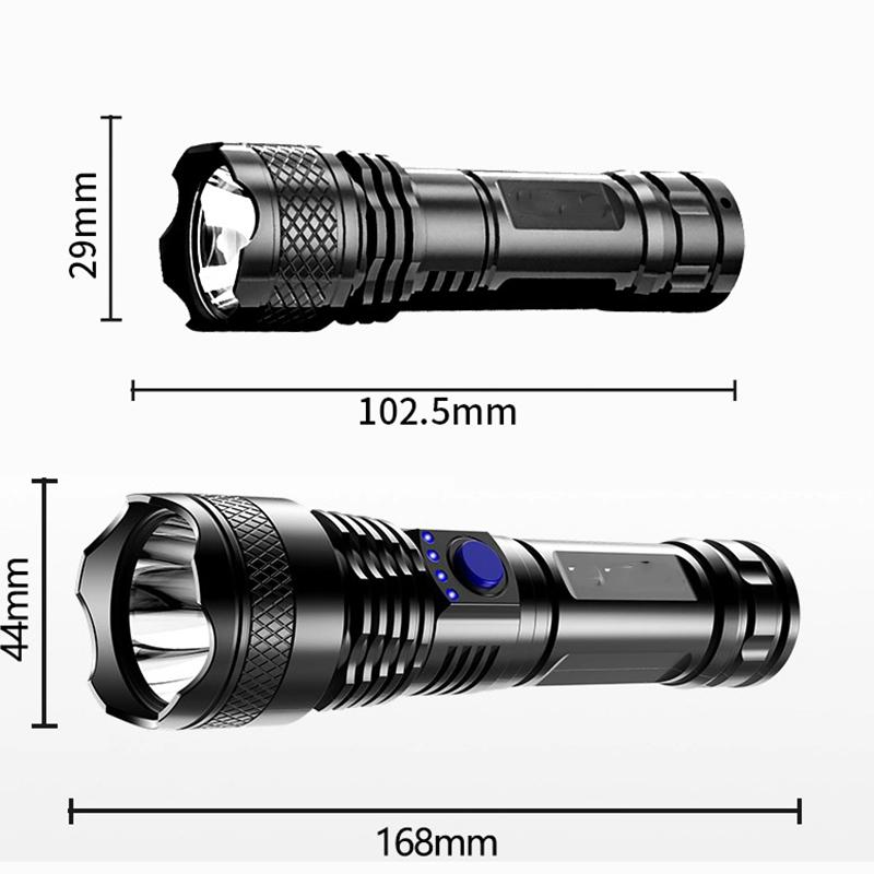 ABS сильный свет фонарик светодиодный уличный USB перезаряжаемый бытовой портативный 14500 мини-маленький фонарик