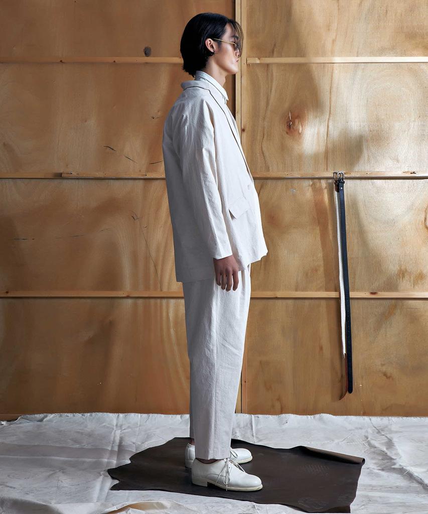 EASE Wrinkled Pants_Ivory