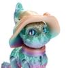 Yousheng 3D-печатная фигурка кота-волшебника, шарнирная фигурка кота со съемной шляпой волшебника, интерактивный настольный питомец, игрушка для снятия стресса для дома и офиса
