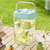 Cold Brew Pitcher with Spigot 2.5/3.5L Large Capacity Plastic Fruit Infuser for Juice