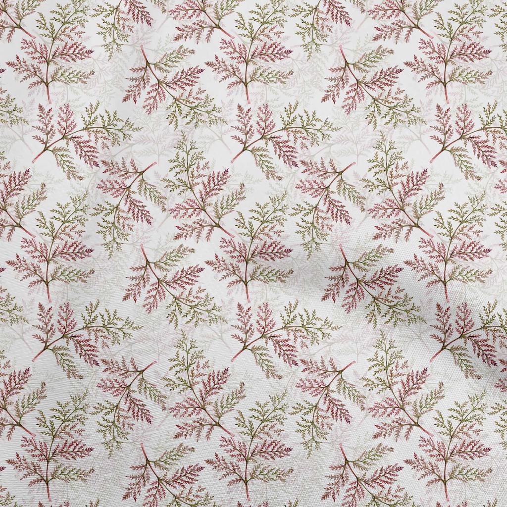 oneOone Ткань Cotton Flex Dark Magenta Leaf Швейные проекты для творчества Ткани с принтами по ярдам 40 дюймов