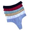 High Quality Comfort Simple Solid Color Ladies Thong Sports Breathable Large Size Women Sassy Sexy Panties Cotton Female Cute Solid Color Underpants