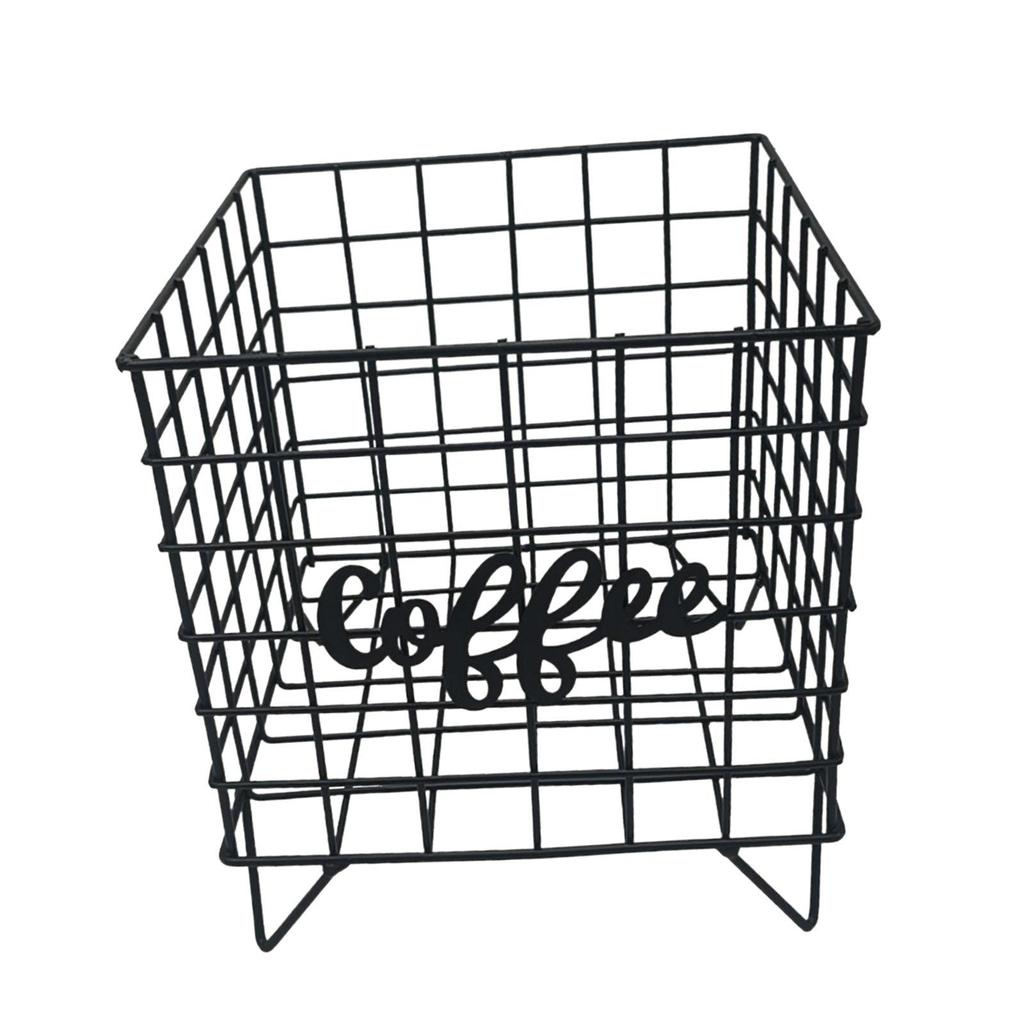 Coffee Pod Holder Metal Compact Multipurpose Coffee Pod Storage Basket for Hotel