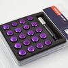 Bolts Head Cover 20pcs Car Close End Wheel Lock Lug Nuts Rays Volk 17 HEX Aluminum Racing Lug Nuts for Toyota Honda Mitsubishi