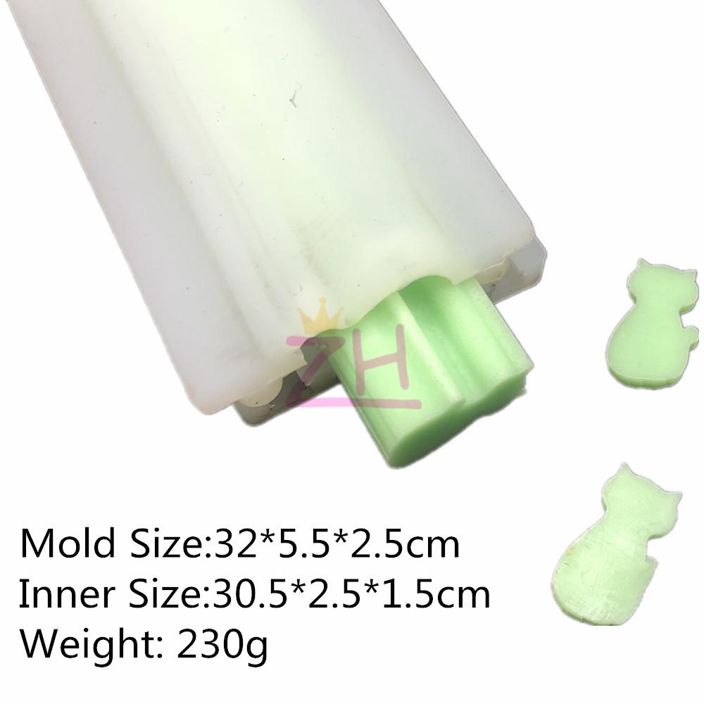 Силиконовая форма в виде кота, колонна, для заливки, для мыла ручной работы, свечей, шоколада, батона, инструменты для выпечки, для DIY, ремесел, десертов, украшения для вечеринок