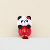 Panda Playful Lantern Plush Keychain Cuddly Stuffed Animal Charm For Your Collection
