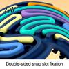 Portable Fidget Toys Silicone Sensory Activity Rainbow Ice Tree Board Christmas Stick French Fries Educational Board with Strings Silent Toy