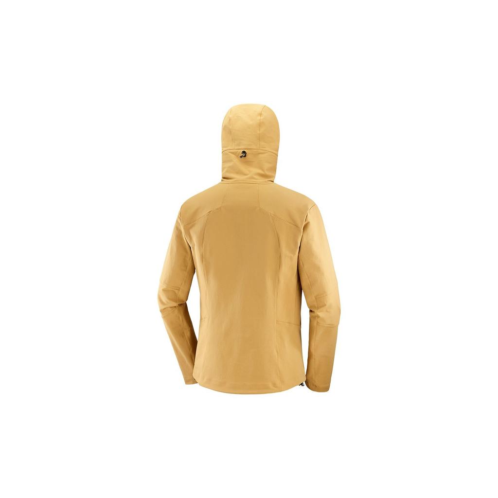 SALOMON Однотонная простая водонепроницаемая дышащая куртка с капюшоном для отдыха на открытом воздухе мужские куртки цвета хаки C22162