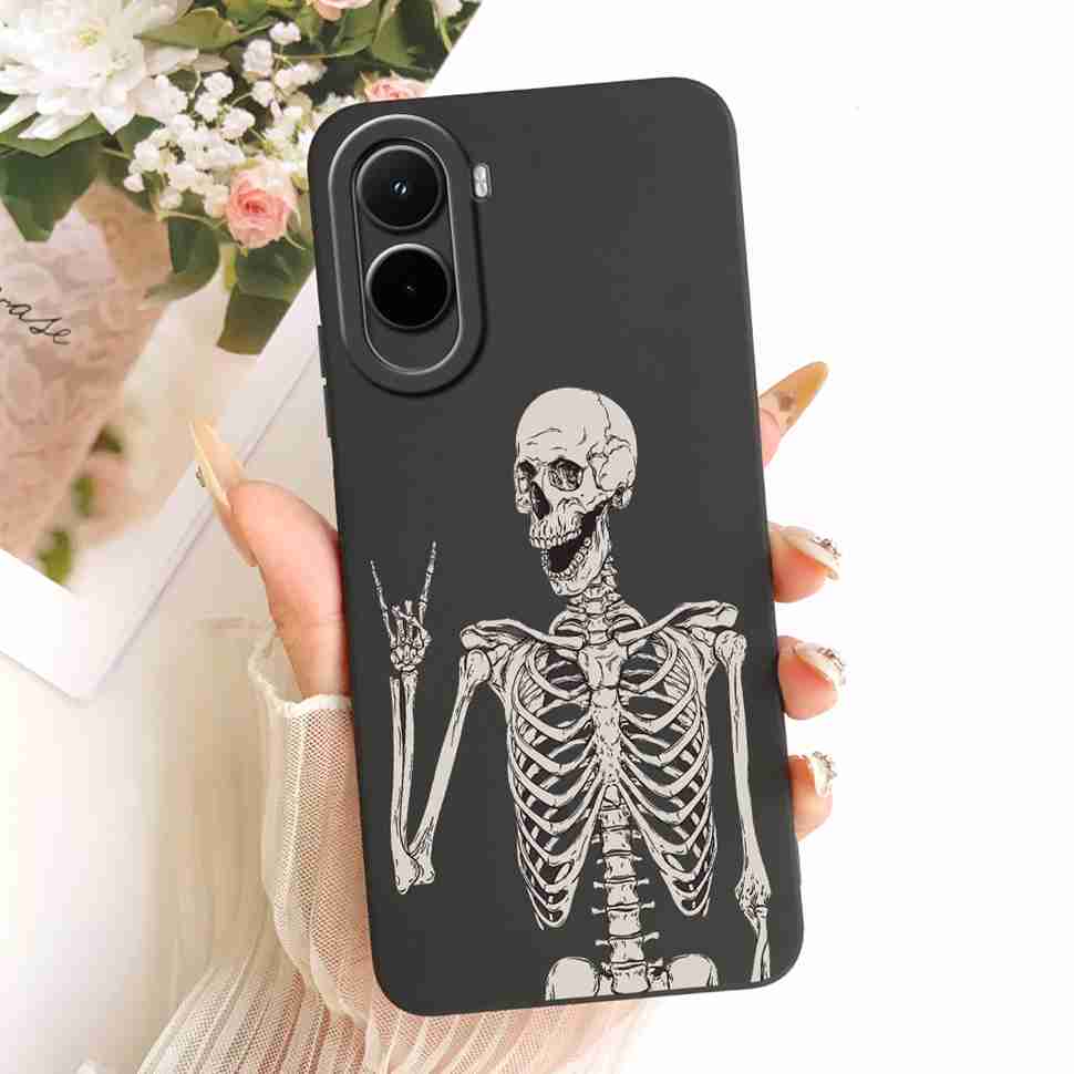 Silicone Case For Xiaomi Poco M7 4G Case Cute Cat Flowers Soft Slim Phone Cases For Xiaomi Poco M7 PocoM7 4G Cover Bumper