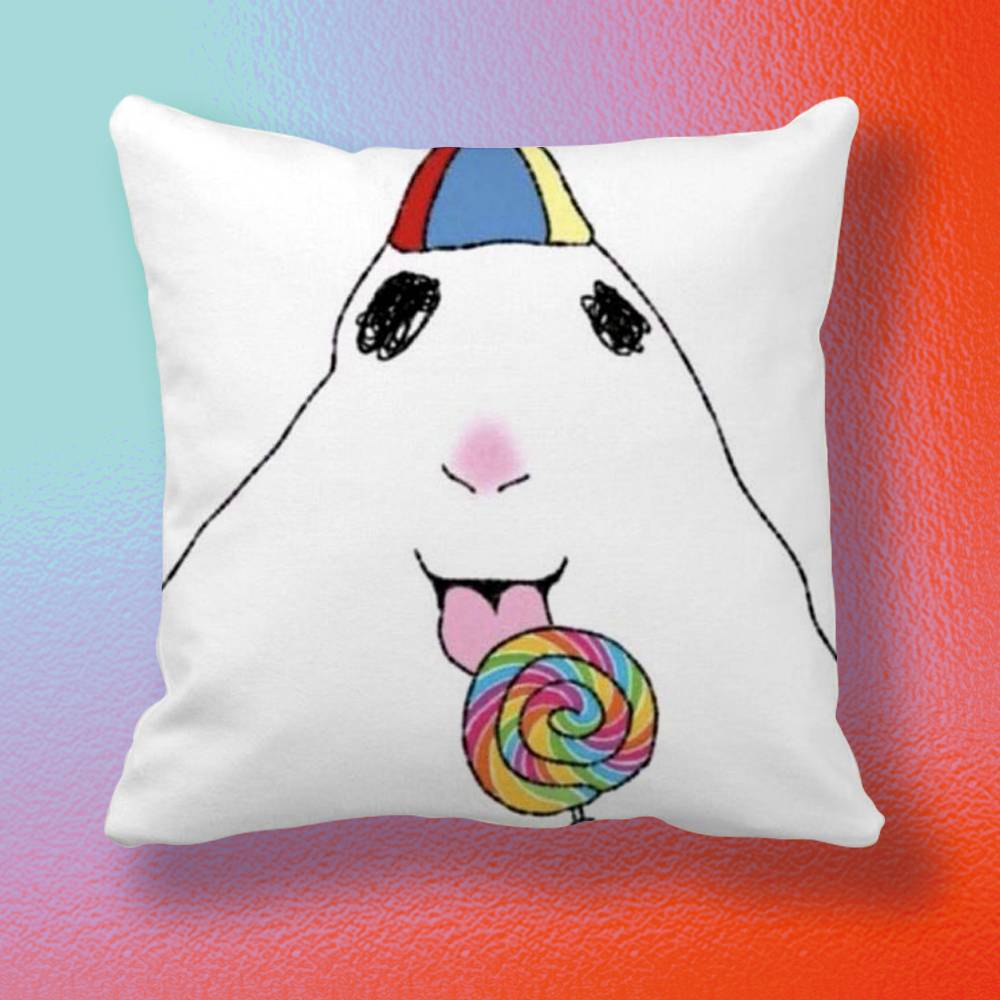 Creative Funny Hamster Pillow cover gift High definition digital printingSurprise vivid pattern Household