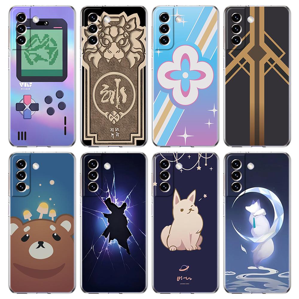 Чехол для телефона Samsung Galaxy S24 Ultra S23 FE S22 S20 S21 5G S10 S9 Plus S10E S8 Прозрачный Honkai Star Rail Игра Тот же стиль Чехол