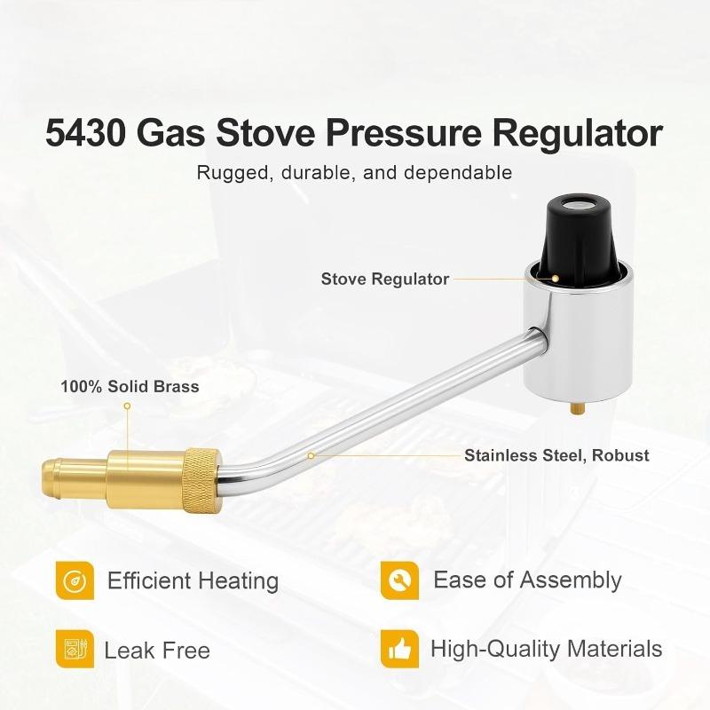 Gas Stove Pressure Regulator Suitable for Camping Folding N-type Stove Accessories To Maintain Stable Propane Pressure Practical