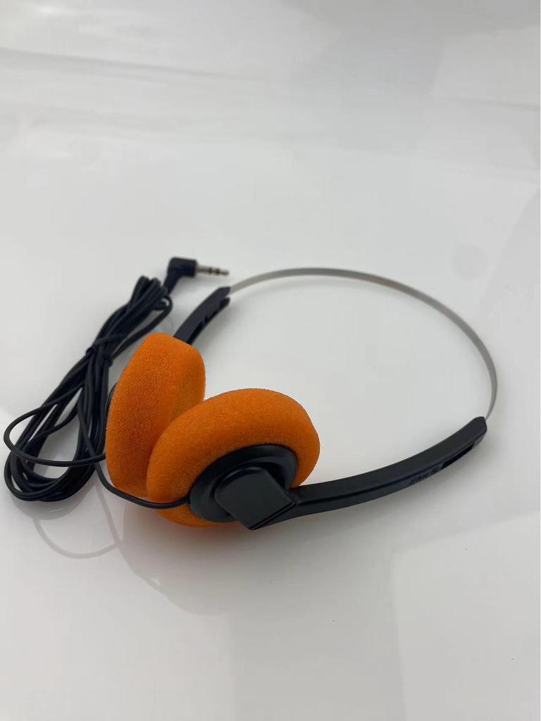 Легкие стальные наушники MP3 для туристического автобуса с креплением на голове