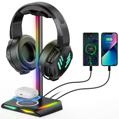 Наушники настольные с RGB Type C и USB проводными наушниками совместимы с широким спектром моделей Z12 подставка, подставка,