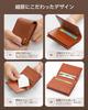 Визитная карточка Tochigi Genuine Business Card Large 50 Simple Mens Holder, кожа, чехол, магнитный, емкость, карты, унисекс, (Синий/коричневый)