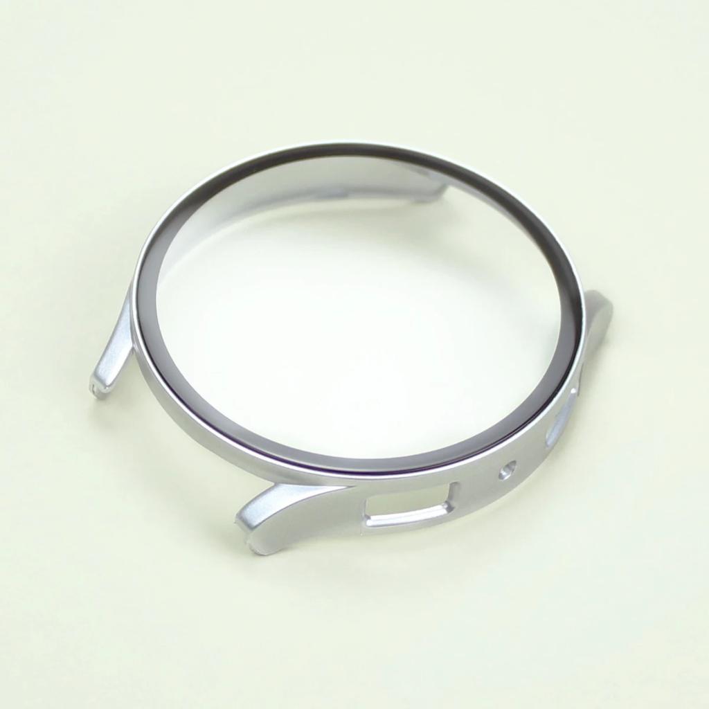 Glass+Case for Samsung Galaxy Watch 7/6/5/4 44mm 40mm Tempered cover Full PC bumper screen protector Galaxy watch FE Accessories