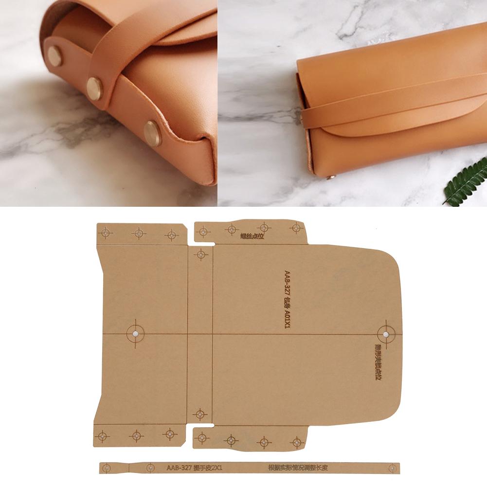 Acrylic Handbag Wallet Template Stencil Handmade Leather Crafts Mould