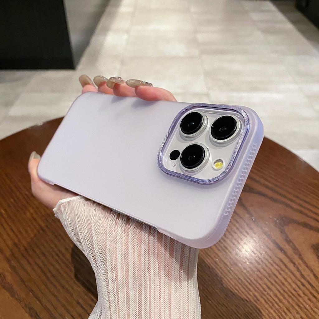 Applicable To Apple 16proMax New Half Pack Mobile Phone Case Without Frame IPhone 15 Matte Anti Fall 14 Protective Case