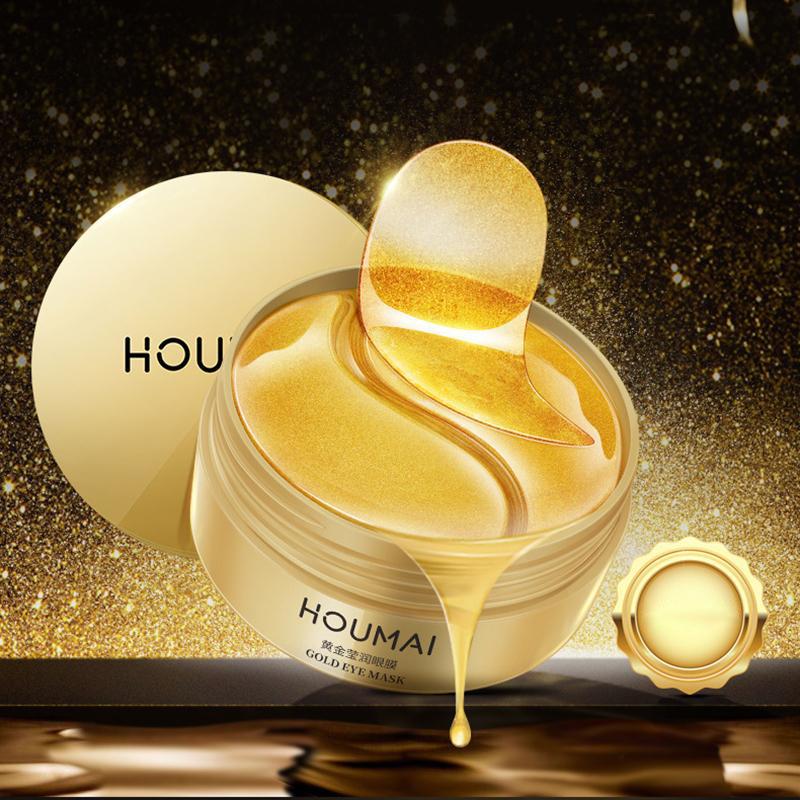 HOUMAI Маска для глаз Gold Repair Увлажняющая, укрепляющая и увлажняющая вокруг глаз Мягкий уход за глазами