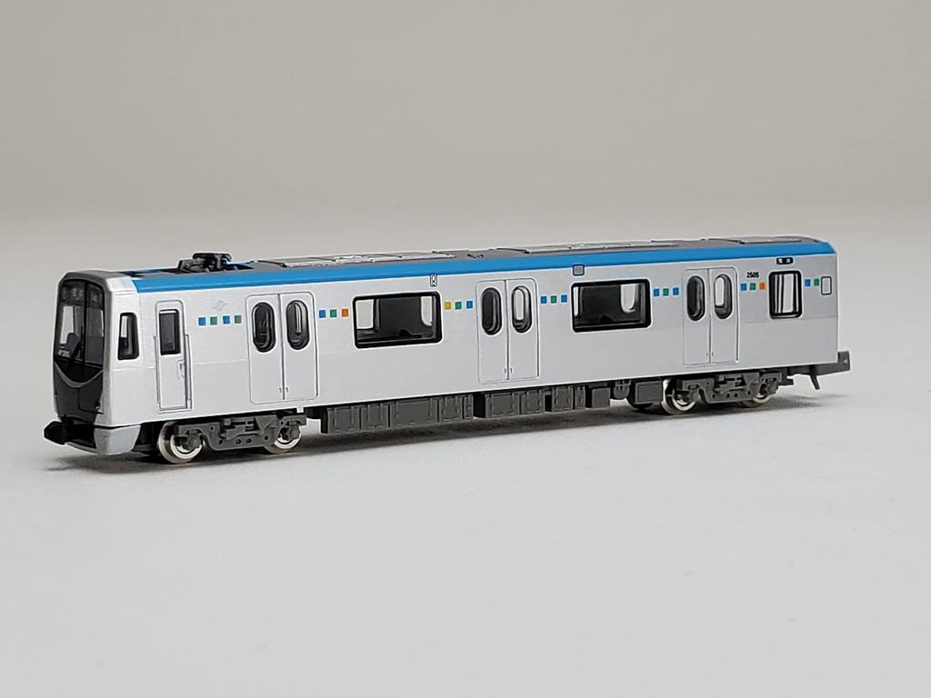 Коллекция линейной подземной железной дороги, транспортное бюро города Сендай, серия 2000, линия Тодзай, серебряный пояс, набор, принадлежности для диорамы, 322139, 4 вагона