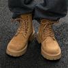 Ботинки Rhubarb мужские дерби 2024 новые зимние ботинки Мартина с высоким верхом и большим носком, рабочие ботинки 3302-R