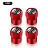 For VW 4PCS Aluminum Alloy Car Wheel Tire Valve Caps For Volkswagen VW GTI R Line R32 Touareg Passat Polo Jetta MK4 Auto Accessories EN1