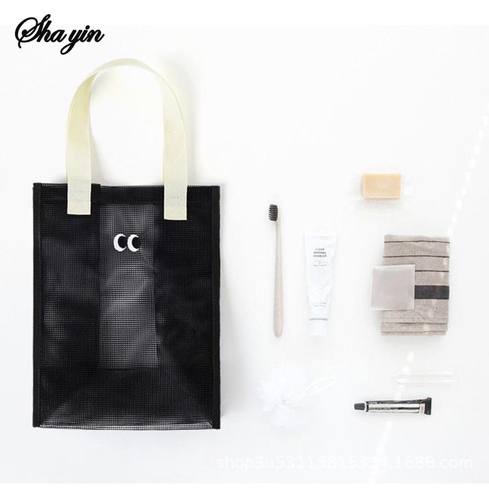 Сетчатая сумка-тоут с большими прорезями, дышащая, для отдыха, ручная пляжная сумка для стирки и хранения, сумка-тоут большой вместимости