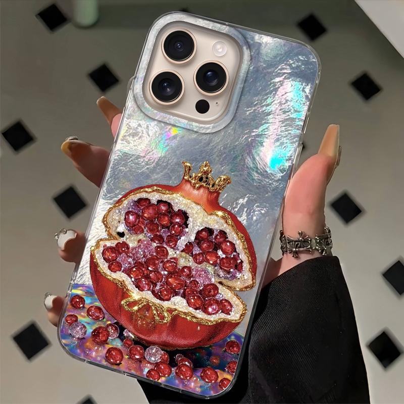 Фруктовый Чехол Арбуз для Apple iphone 16pro 16plus 15 16 14 13 Pro Max 16e 12 11 7 8 Plus XR SE Ударопрочный Чехол Fundas
