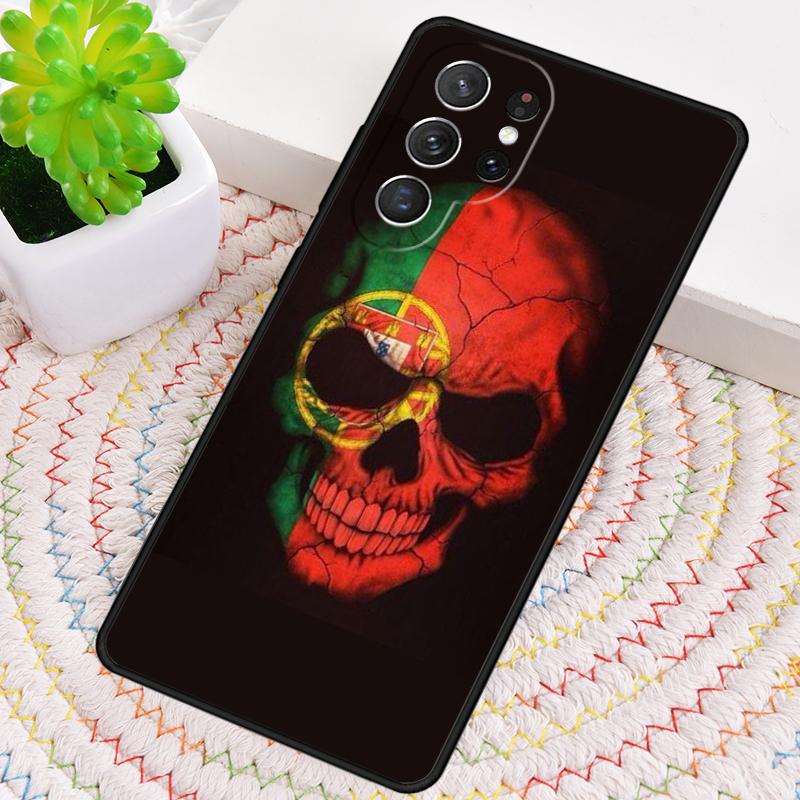 Чехол для телефона из ТПУ с флагом Португалии для Samsung Galaxy note 10 pro S26 S25 S24 S23 S22 Ultra Plus S21 FE S20 Ударопрочный чехол