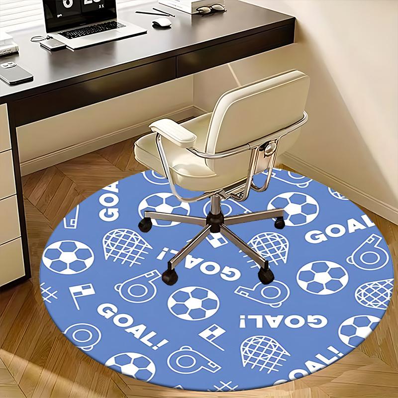 Goal! Soccer Office Carpet Chair Mats, Sports Themed Rug for Home Decor, Office, Living Room, Bedroom, Gift Idea1118071a