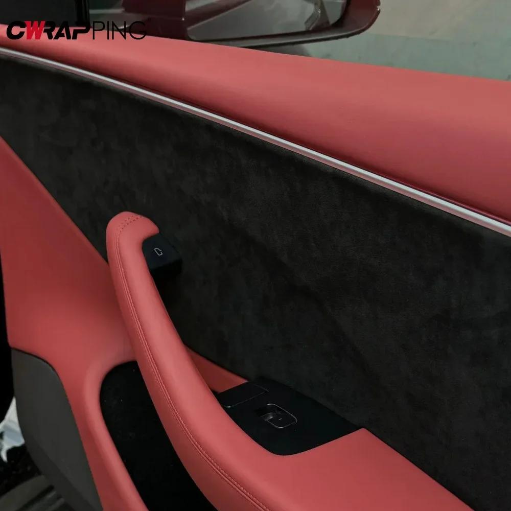 Замшевые самоклеящиеся наклейки для ремонта кожи, наклейки для реставрации замши дверной панели салона автомобиля, для мебели, дивана, реставрации автомобиля