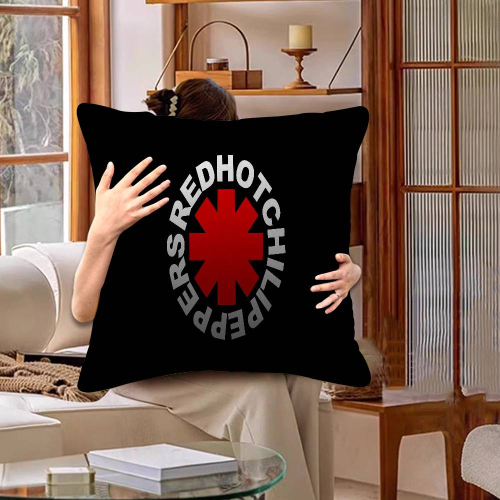 Популярная рок-группа Red Hot Chili Peppers Наволочка Чехол на подушку для дивана Украшение для дома Детский подарок