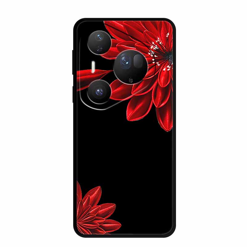 Для Huawei Pura 80 Ultra 5G Чехол Coque Мультяшный Кот Расписной Черный Силиконовый Мягкая Задняя Крышка Для Huawei Pura 80 Ultra Чехлы Оболочки