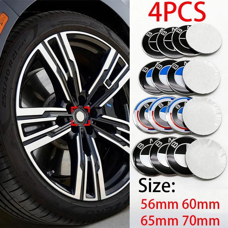 Car Steering wheel decals Wheel hub caps Cover Motorcycles Metal emblem For BMW F07 F90 F10 F11 F18 G30 G31 E60 E61 accessories