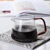 Stylish High Borosilicate Glass Coffee Pot with V-Shaped Spout -  for Pour-Over Brewing and Home Coffee Rituals