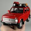 1:24 Русская LADA NIVA ДИКАЯ ВЕРСИЯ Внедорожник Металлический Литой Модель Автомобиля Настольный Дисплей Коллекционный Орнамент Праздник