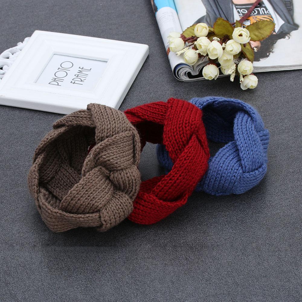 Fashion Gifts Warm Vintage Twist Headwear Knitted Headband Crochet Hair Band