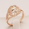 Модные кольца цвета розового золота для женщин с полым узором, романтические этнические кольца для невесты, необычные свадебные повседневные украшения